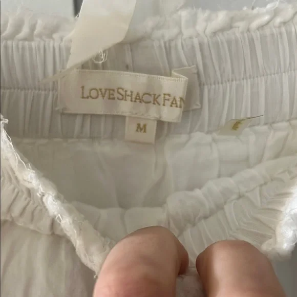 Loveshackfancy White Lace Tiered Mini Skirt M - Picture 3 of 4